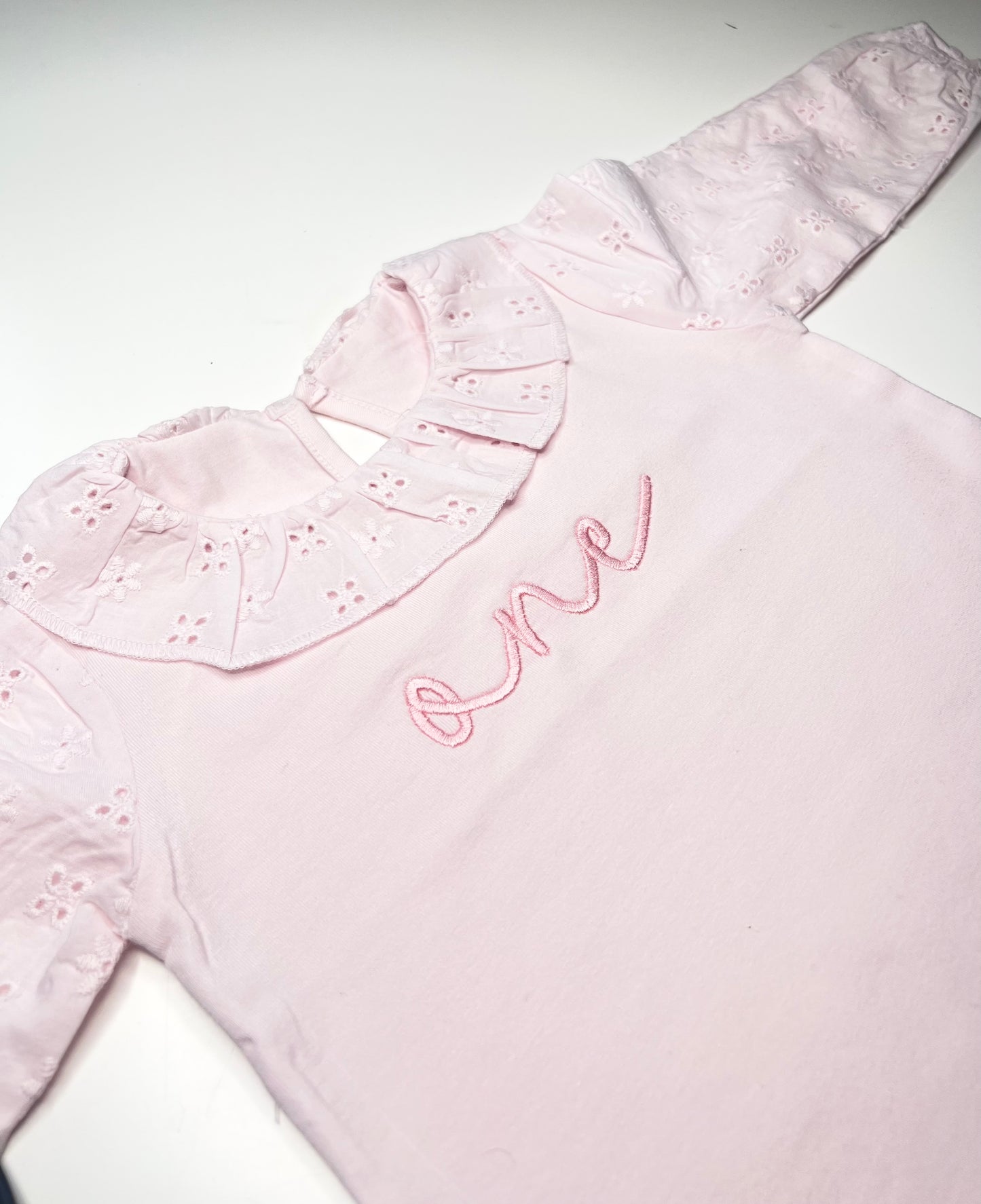 Frilled Anglaise Birthday Age Long Sleeved Tops