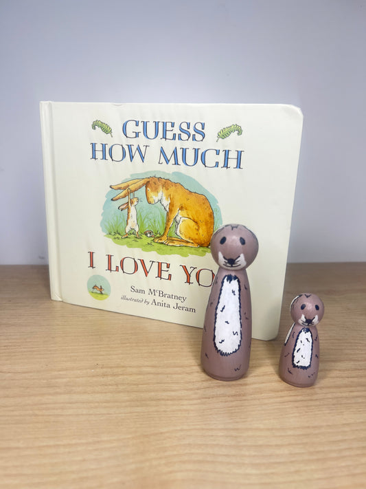 Guess How Much I Love You Story Bag with Pegs