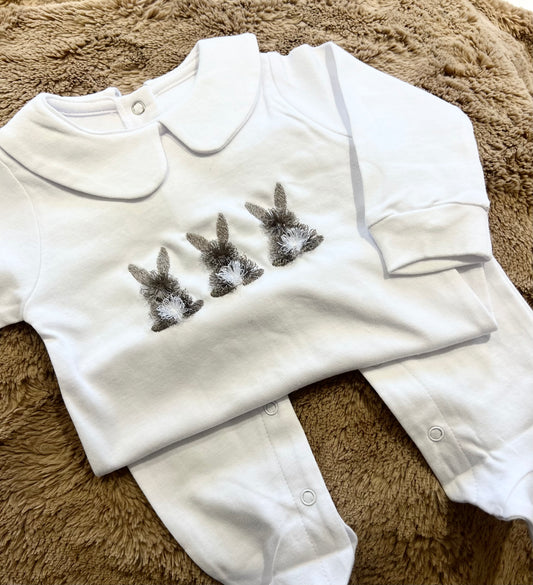 Three Little Bunnies Babygrow