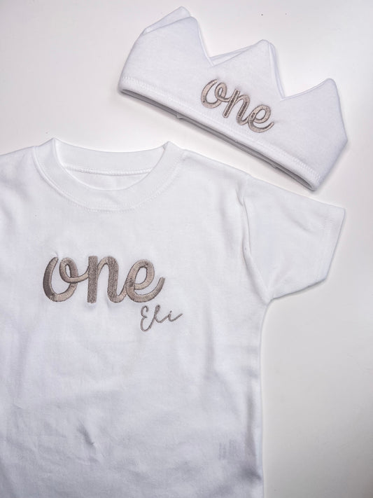 Birthday Number and Name T-shirt