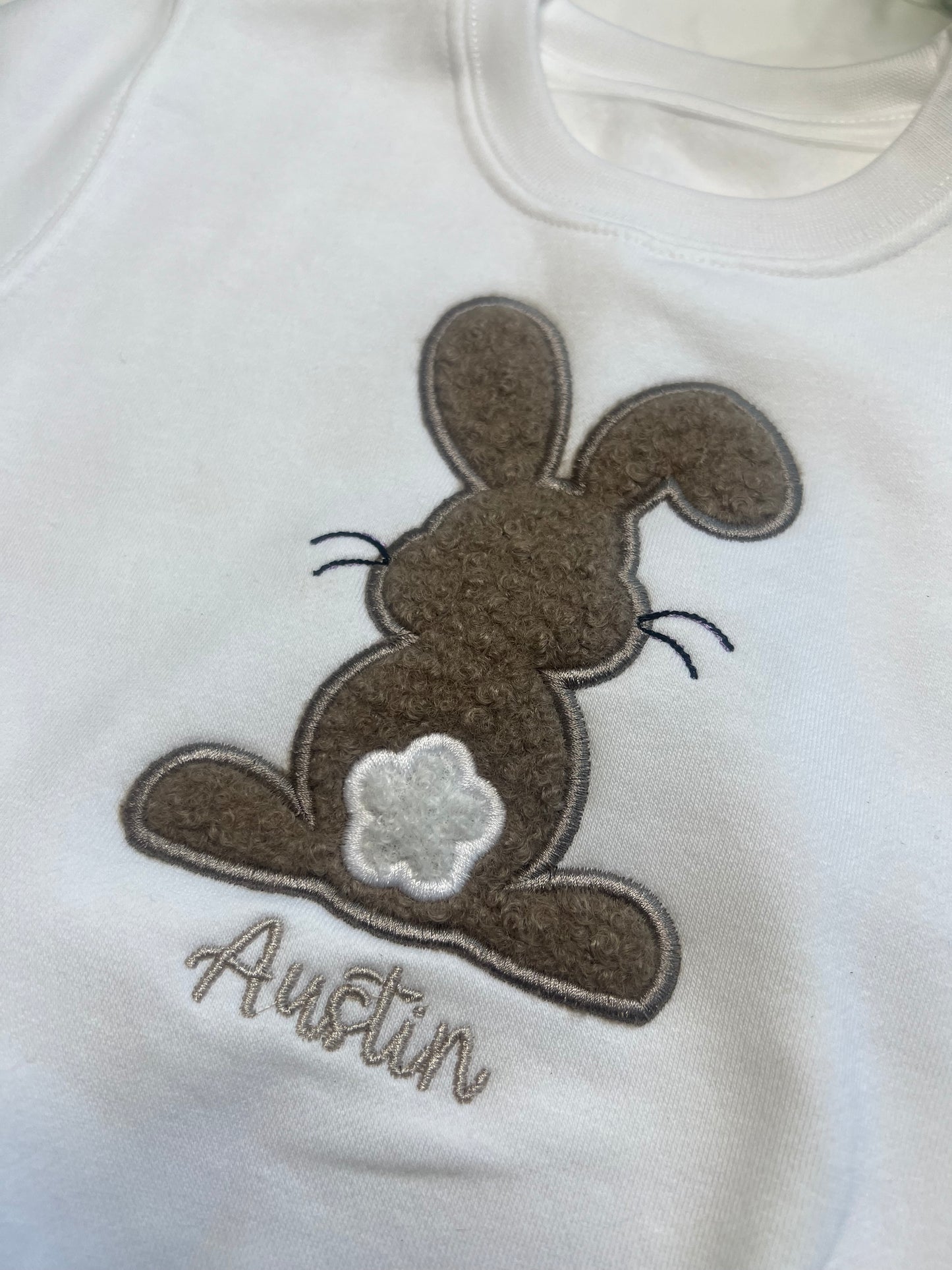 Fluffy Bunny Easter Sweatshirt