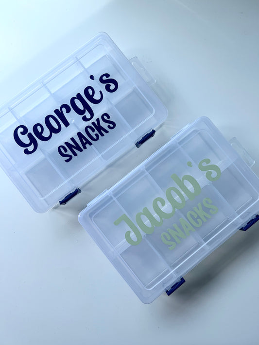 Personalised Travel Snack Box