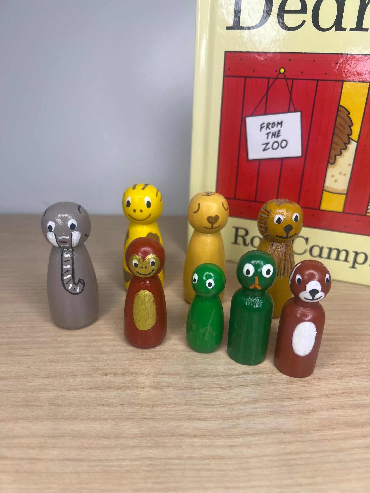 Dear Zoo Story Bag with Pegs