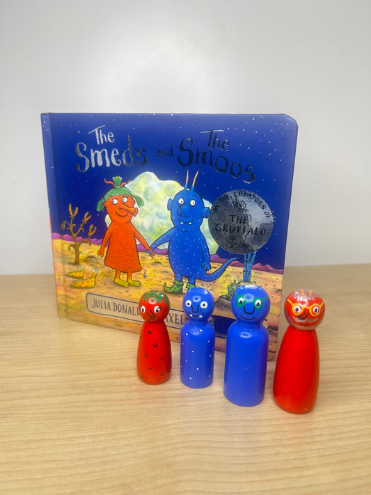 The Smeds and The Smoos Story Bag with Pegs