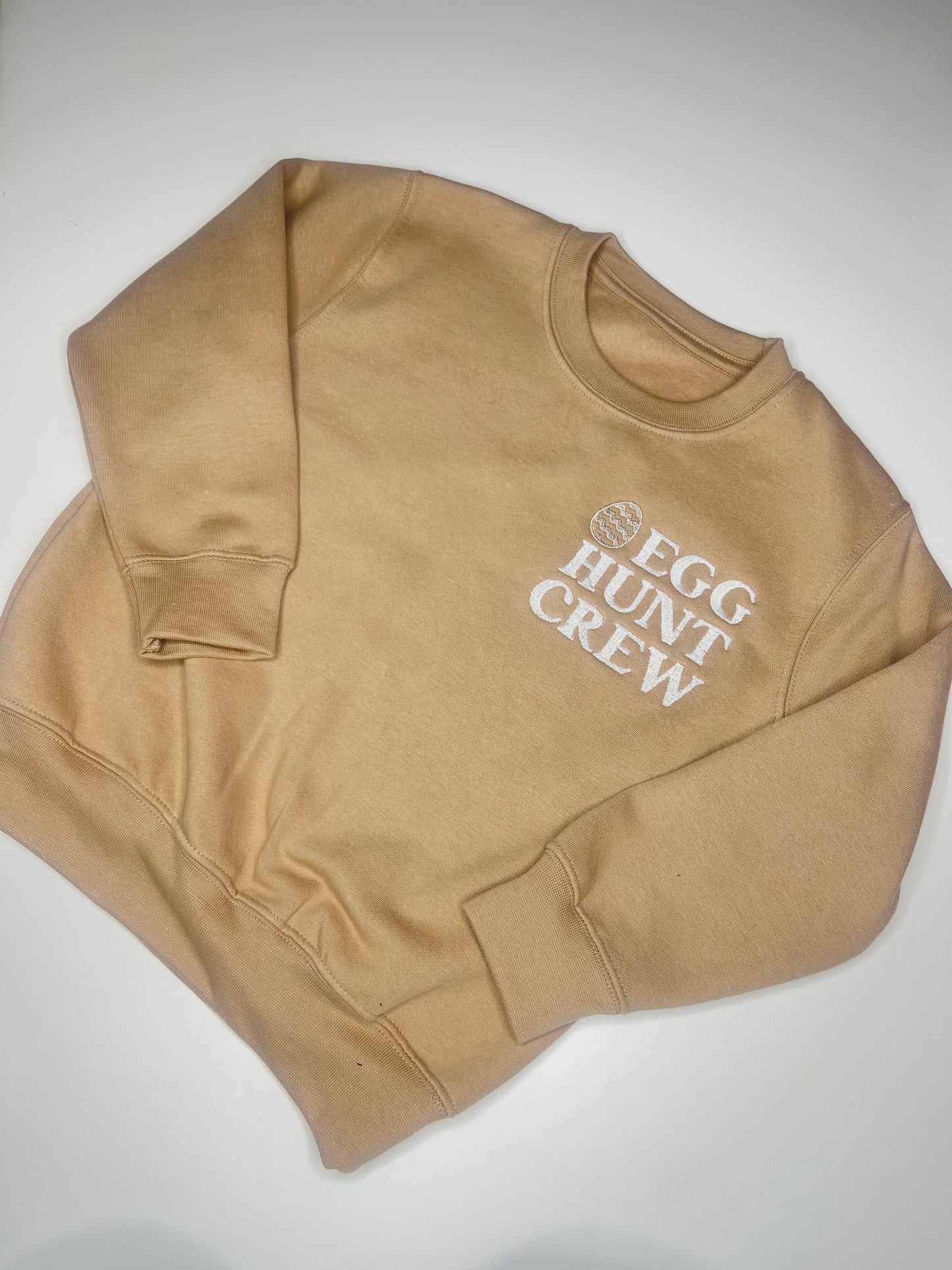 Egg Hunt Crew Beige Sweatshirt