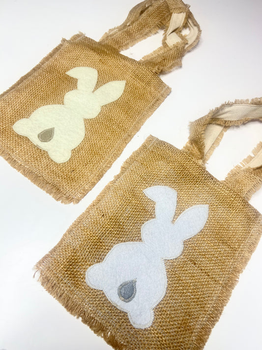 Cute jute Bunny Bags