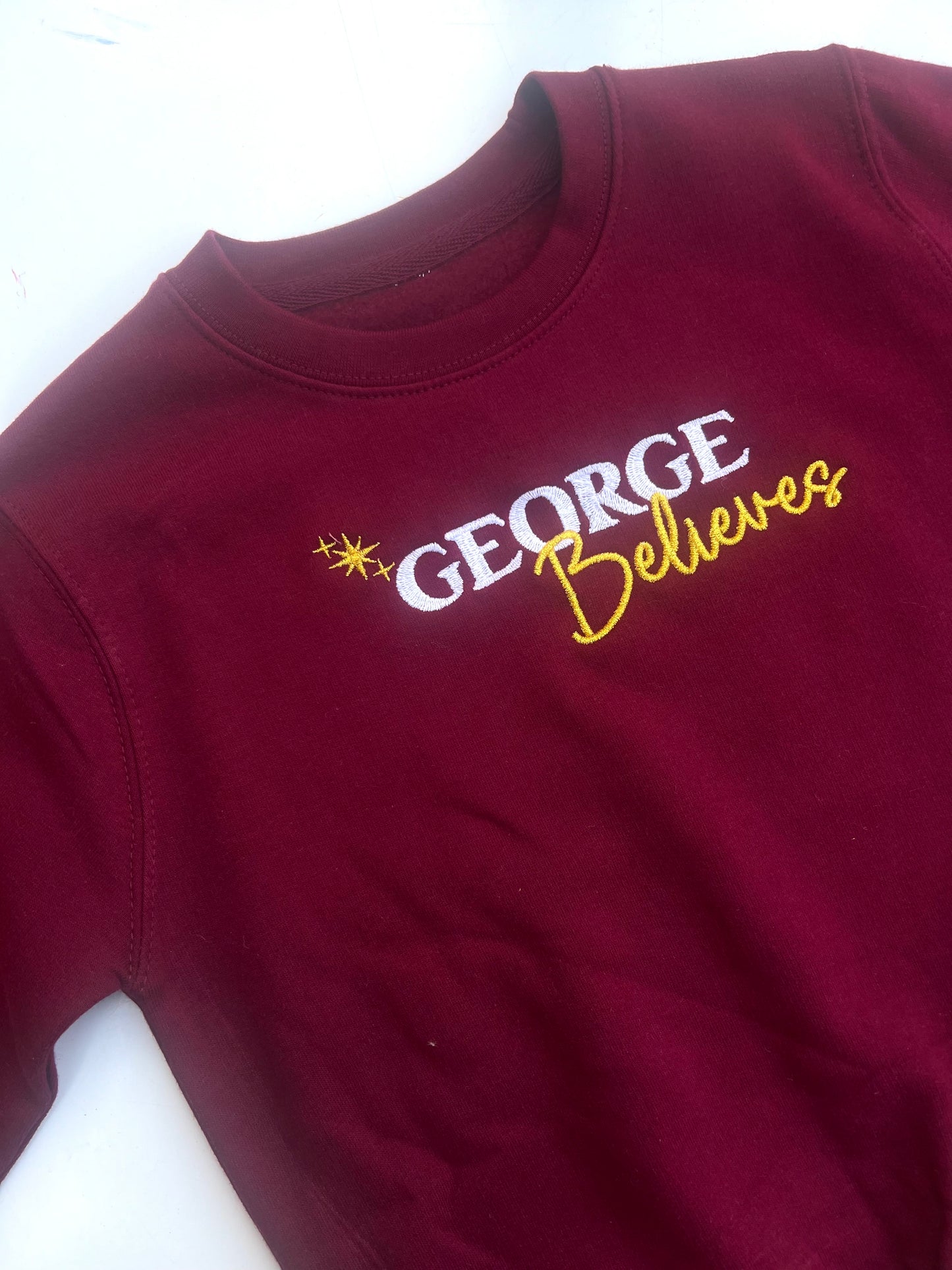 Personalised Believes Christmas Sweatshirt