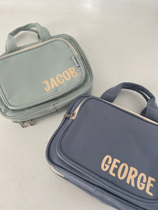 Personalised Hanging Travel Bag