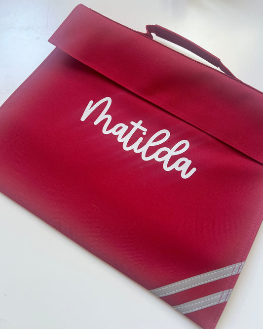 Personalised School Book Bag