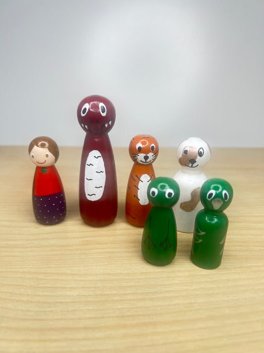 Room on the Broom Story Bag with Pegs