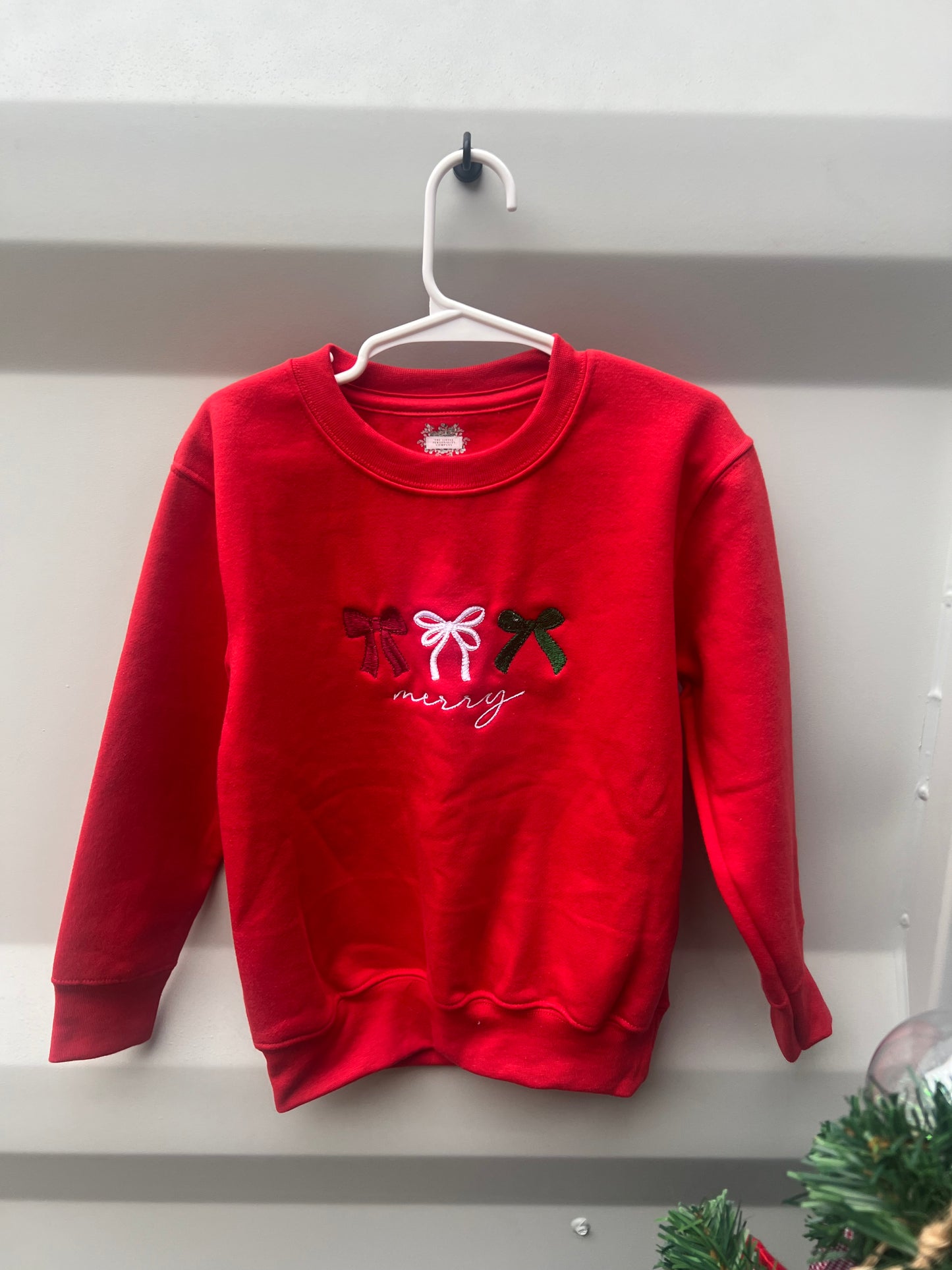 Bow & Merry Christmas Jumper
