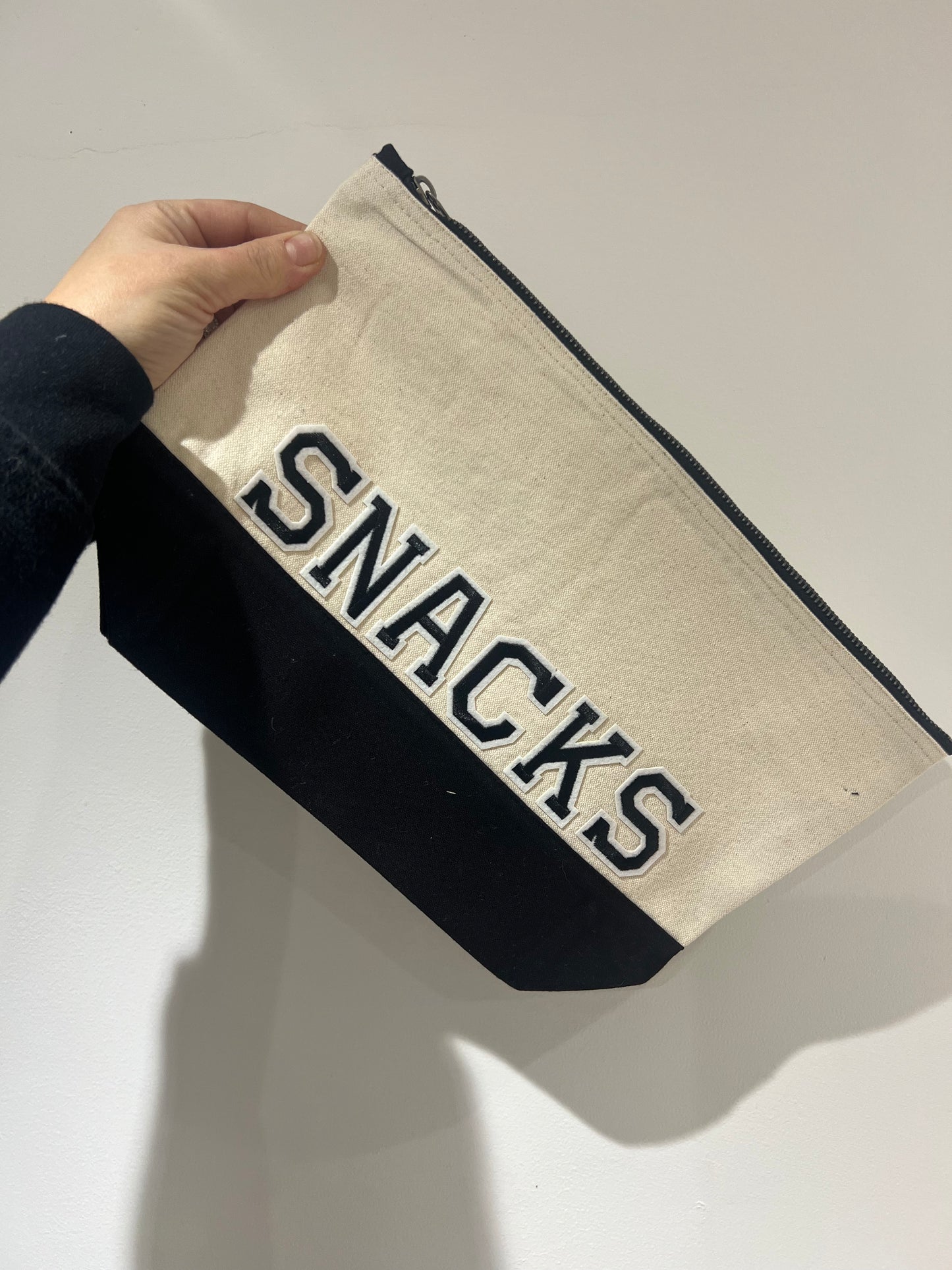 Black and Cream Pouch bags