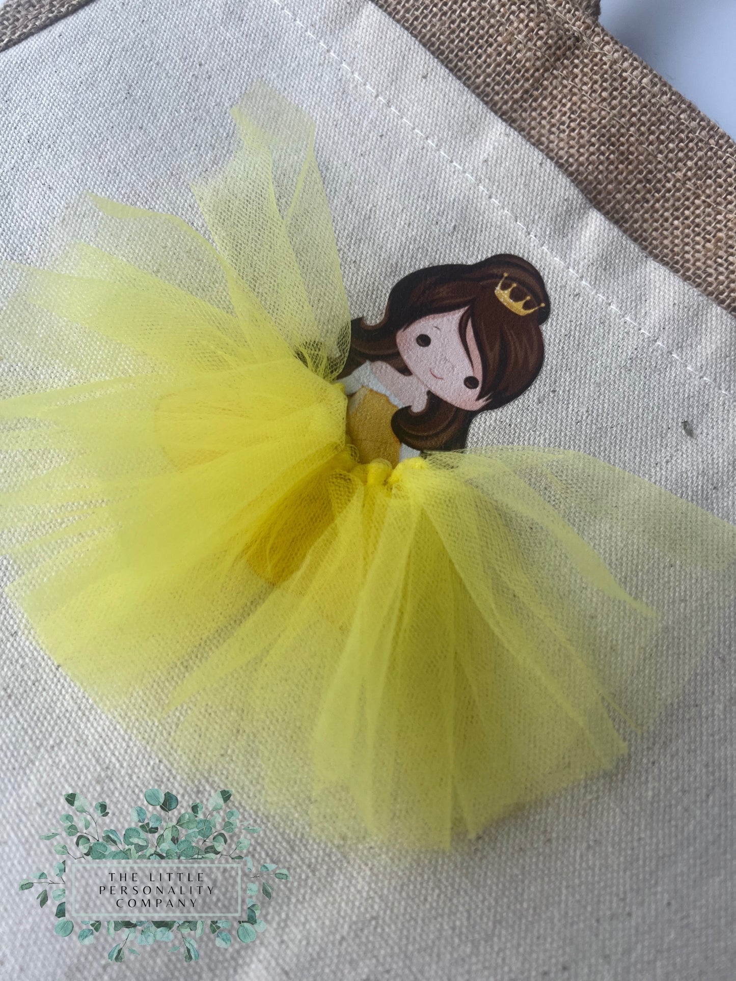 Princess Inspired Midi Jute Bag