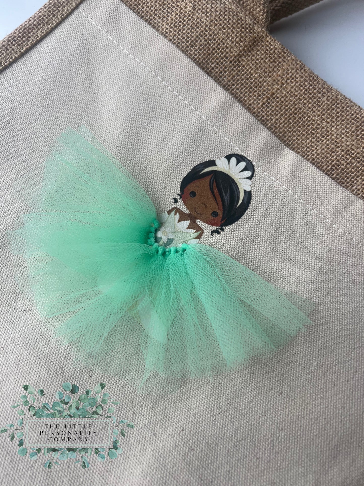 Princess Inspired Midi Jute Bag