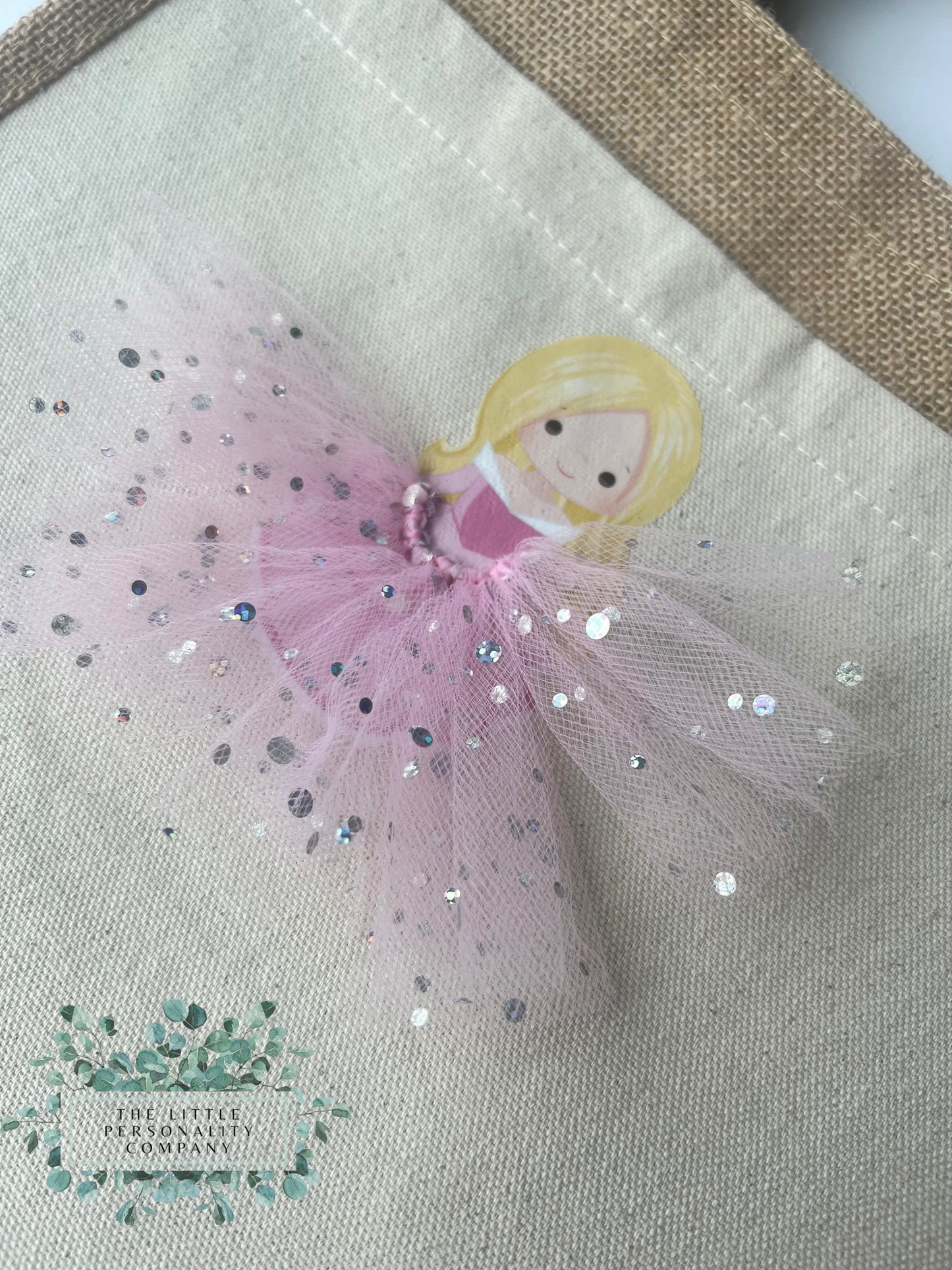 Princess Inspired Midi Jute Bag