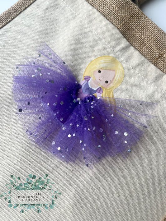 Princess Inspired Midi Jute Bag