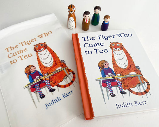 The Tiger Who Came to Tea Story Bag with Pegs