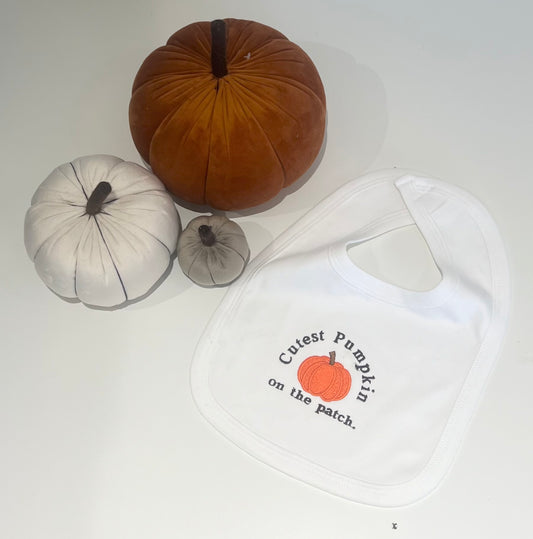 Cutest Pumpkin on the Patch Bib