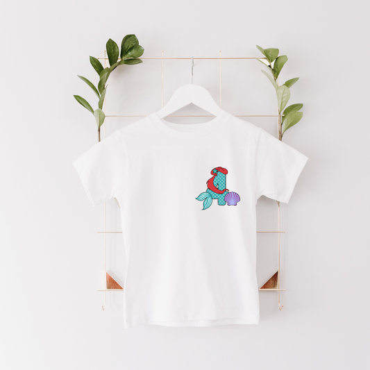 Princess Inspired Mermaid Number Birthday T-shirt