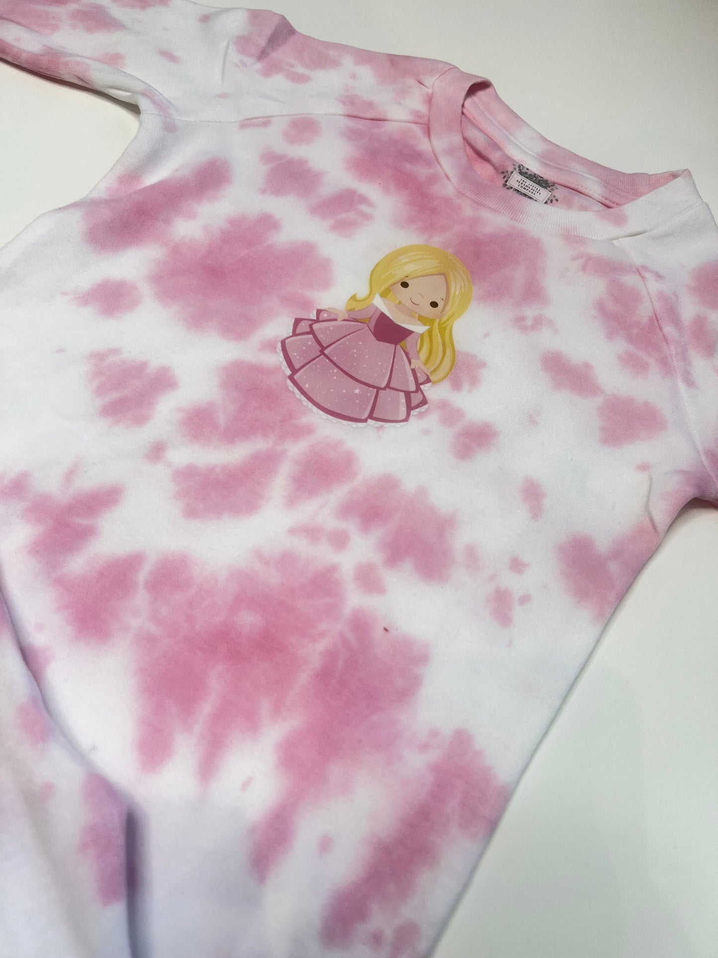 Princess Pink Tie Dye Loungewear Set