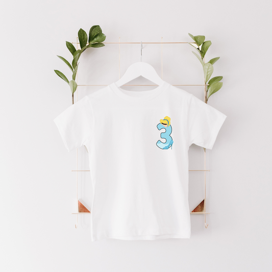 Princess Inspired Cinderella Number Birthday T-shirt