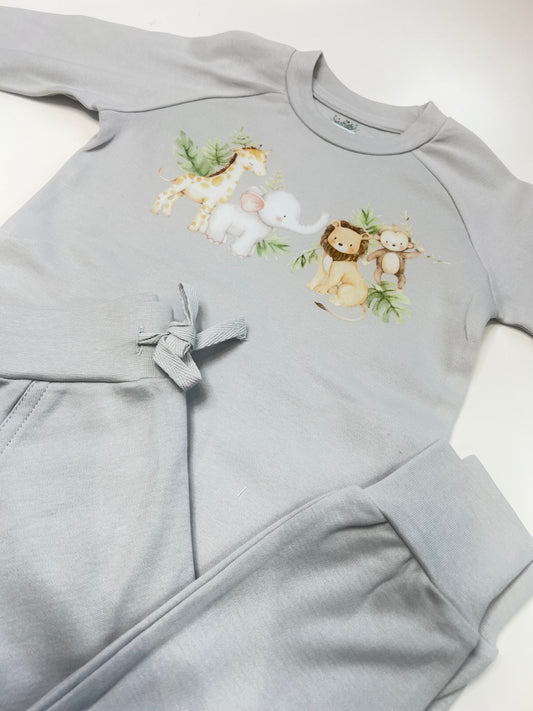 Safari Grey Loungewear Set