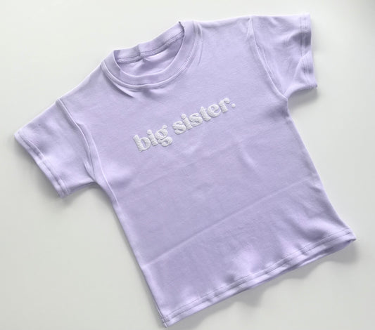 Big Sister Lilac T-shirt