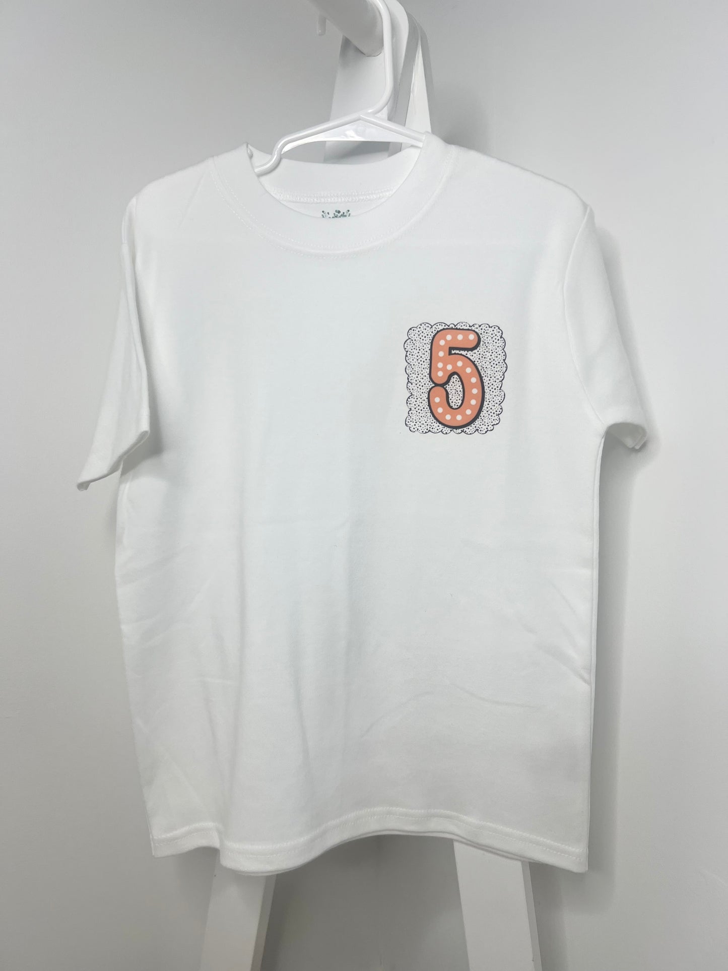 Spotty Number Birthday T-shirts