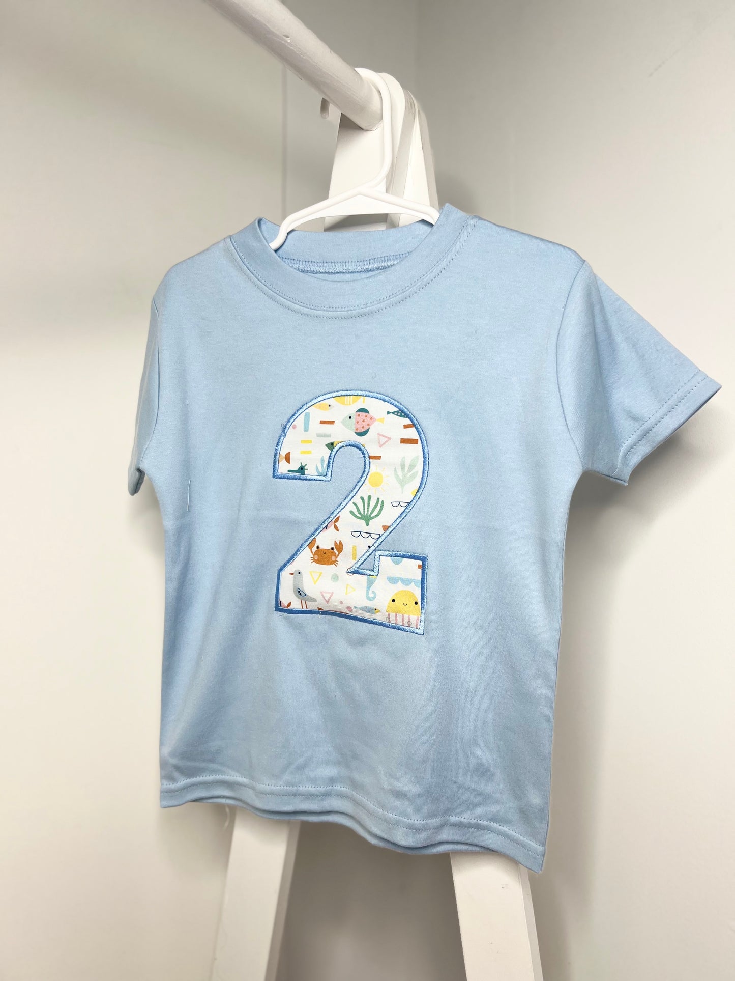 Blue Under the Sea Number T-Shirt