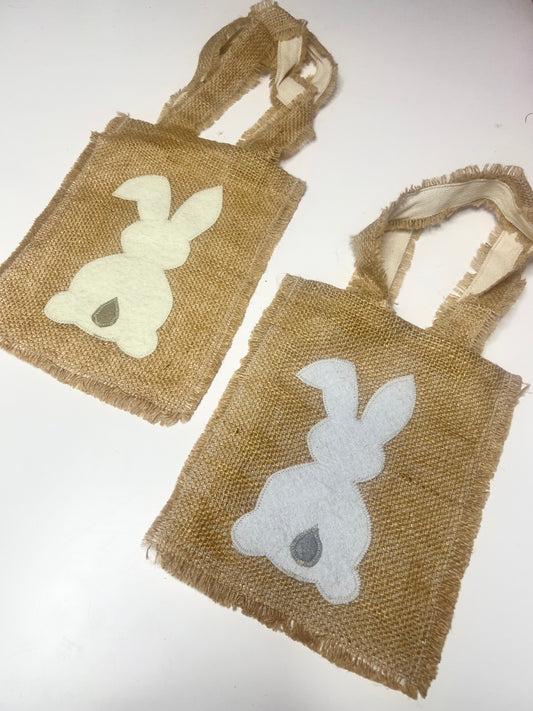 Cute jute Bunny Bags