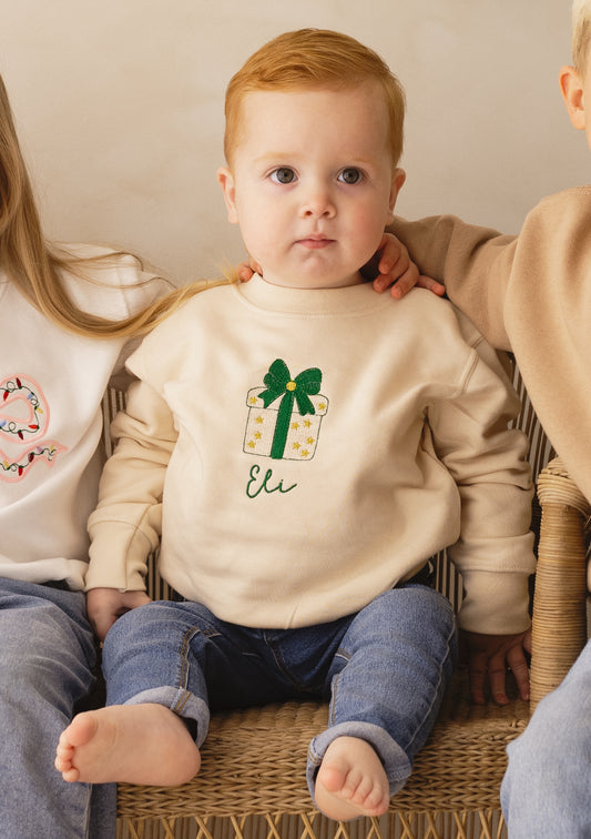 Christmas Gift Beige Sweatshirt