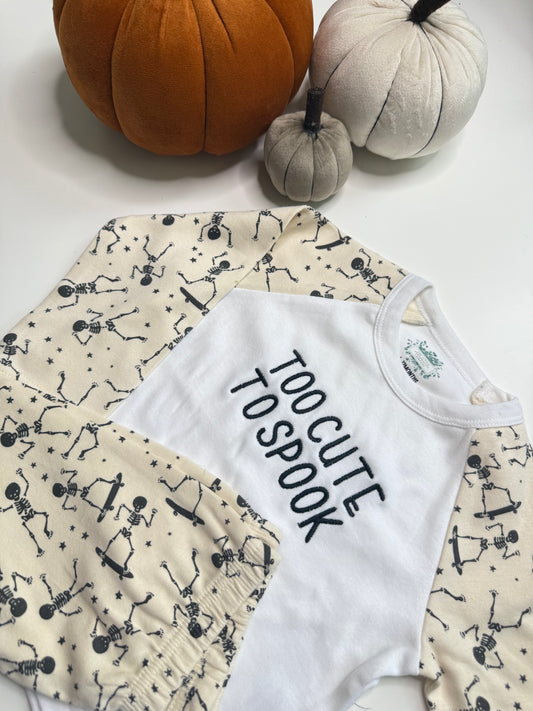 ‘Too Cute To Spook’ Halloween Pyjamas